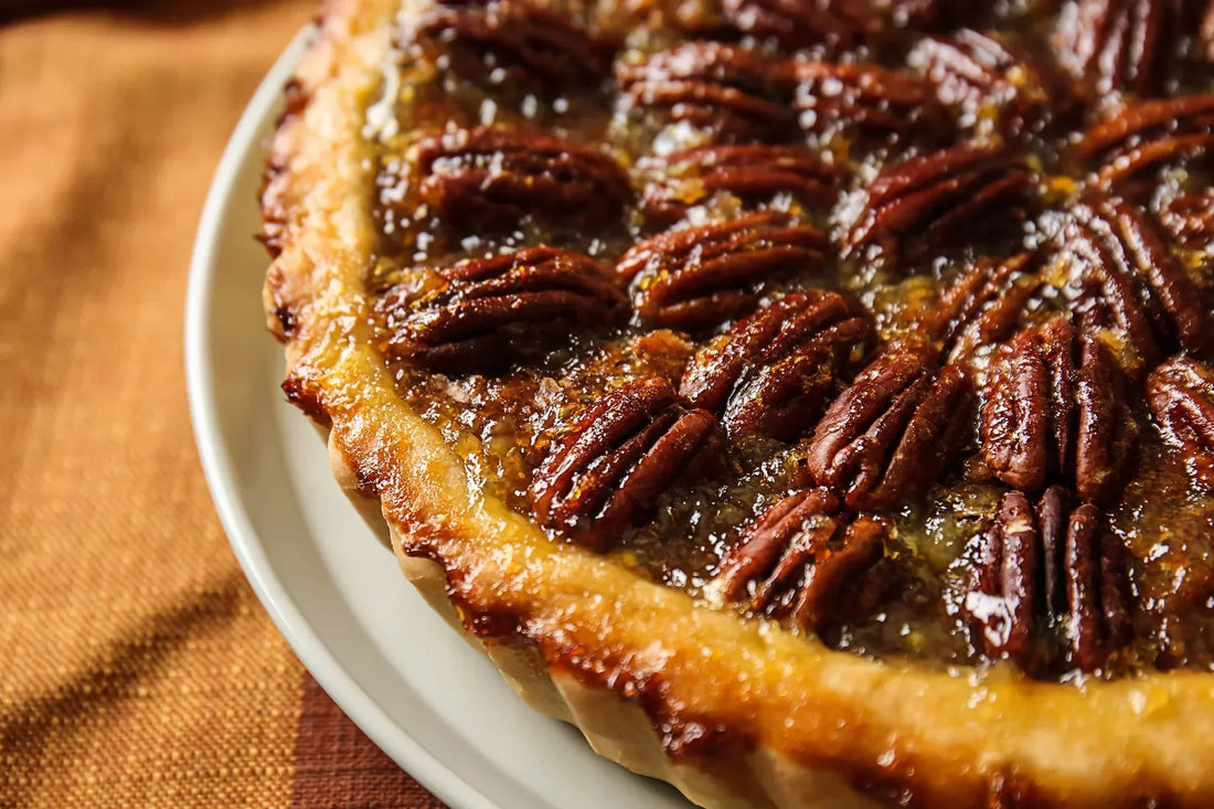 Pecan Pie with Maple Vanilla Ice Cream
