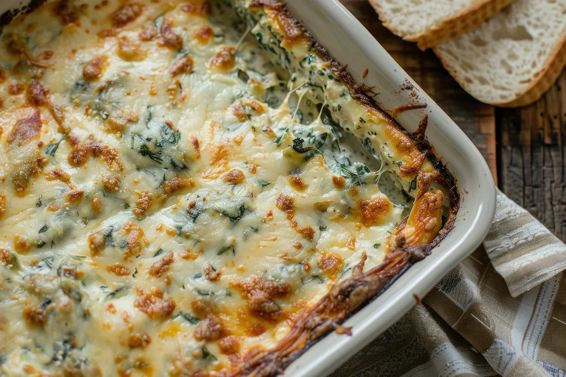 Score Big with WALT Sonoma Coast Chardonnay & 3 Cheese Hot Artichoke Dip