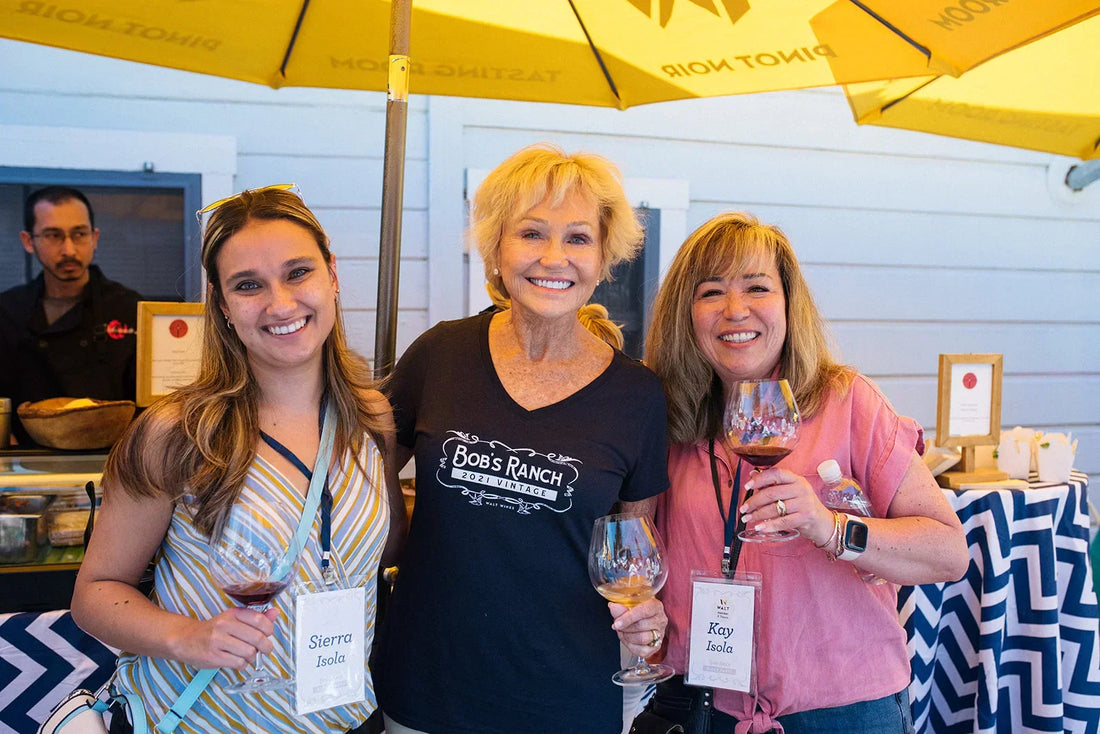 Kathryn Walt Hall and guests at the Annual Bob's Ranch Block Party