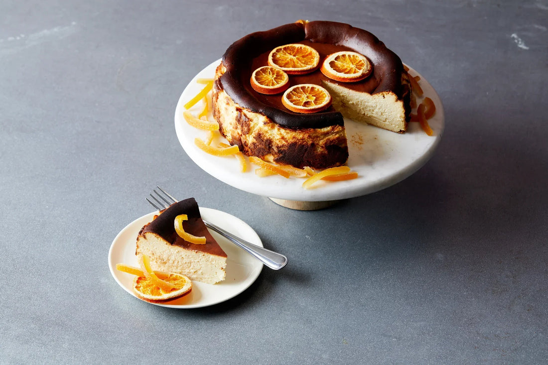 Orange & Clove Vegan Cheesecake