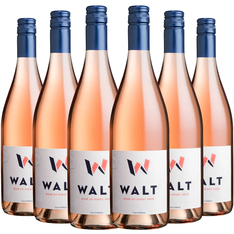 Image of 6 bottles of 2023 WALT Rose of Pinot Noir