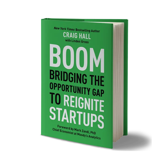Boom: Bridging the Opportunity Gap to Reignite Startups  Book Image