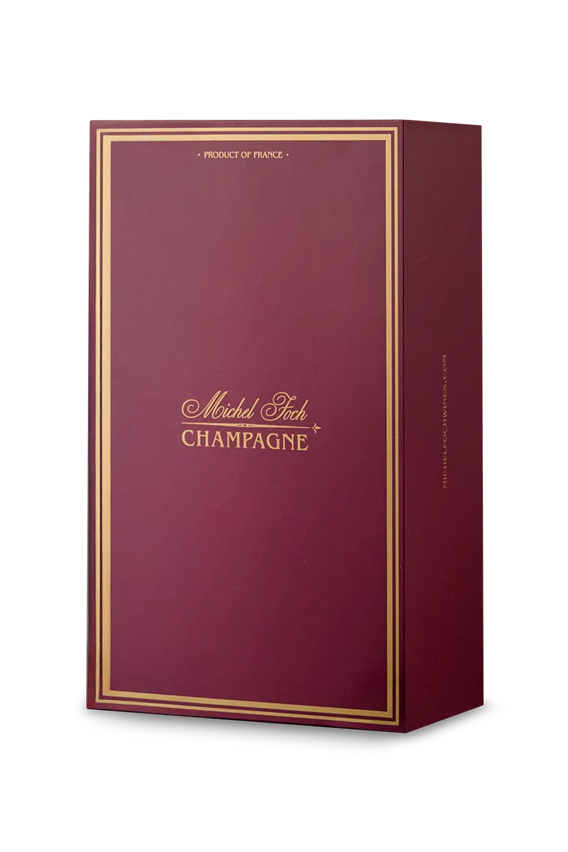 Michel Foch Champagne 2 Bottle Box