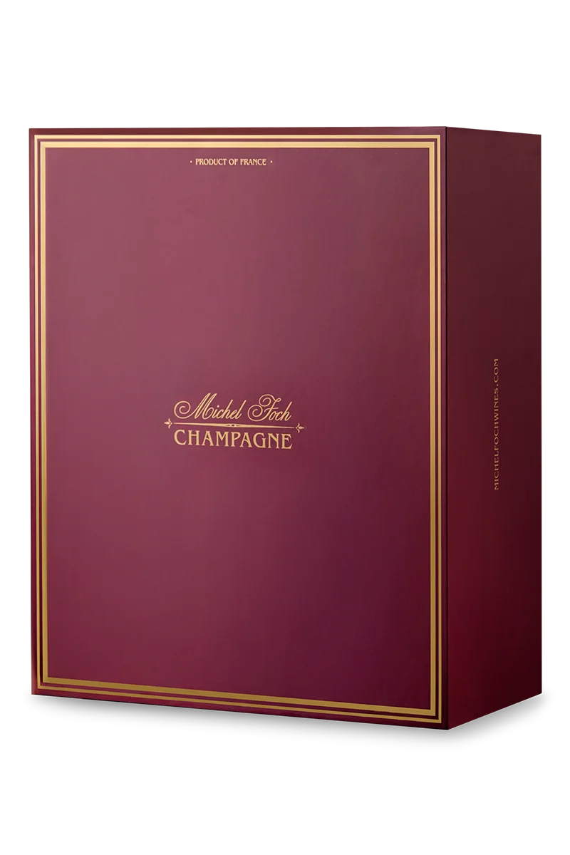 Michel Foch Champagne 3 Bottle Box