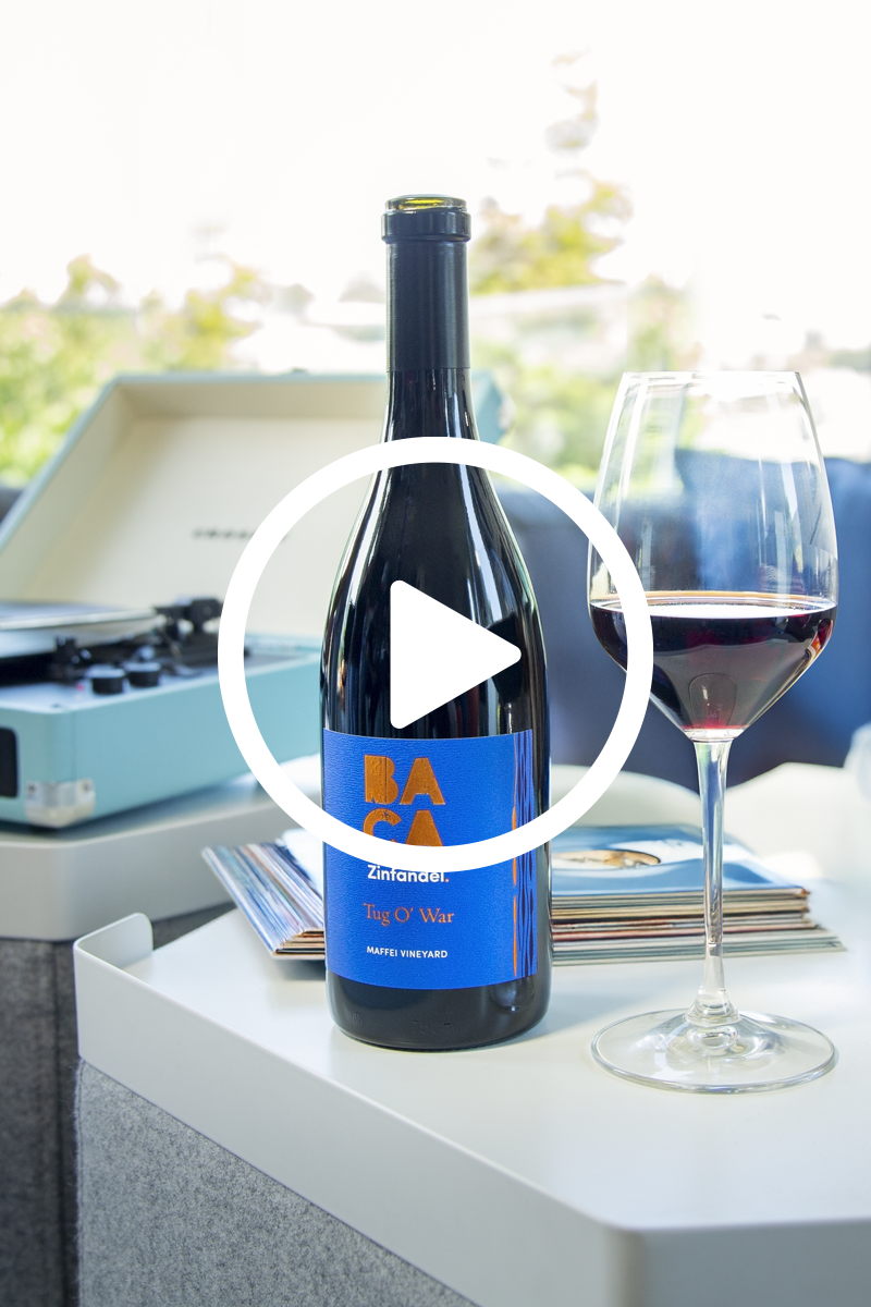 BACA Tug O' War Zinfandel winemaker video discussing vineyard and vintage
