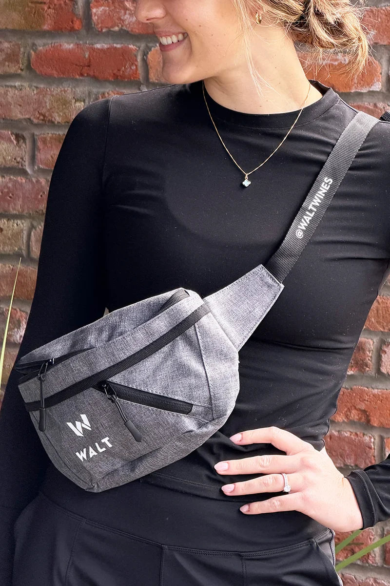 Picture of a woman wearing a WALT Fanny Pack